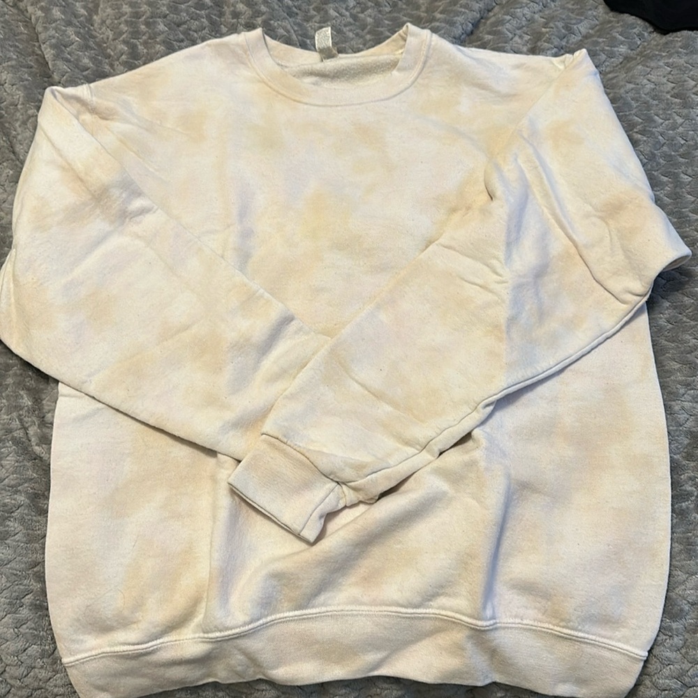 Light washed tye dye sweatshirt